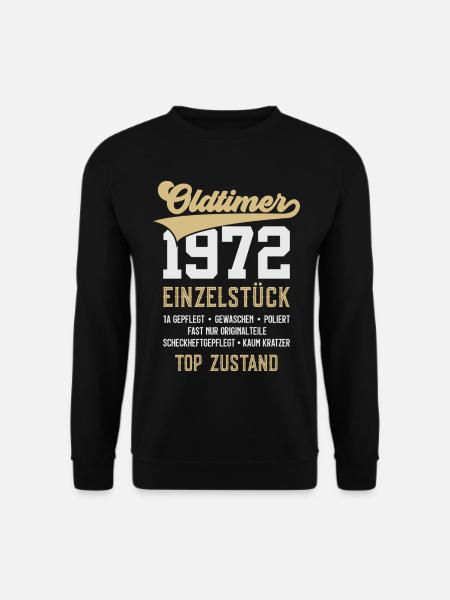 54. GEBURTSTAG OLDTIMER 1972 - Unisex Pullover - Schwarz