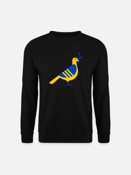 UKRAINE FRIEDENSTAUBE - Unisex Pullover - Schwarz