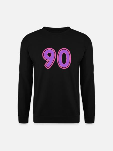 90. 90 ANS. 90e ANNIVERSAIRE. ANNIVERSAIRE 90 ANS. - Sweat-shirt Unisexe - noir