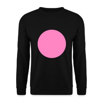 Kreis Symbol Rosa - Unisex Pullover - Schwarz - Vorne - Alina (178cm) & Michal (187cm)