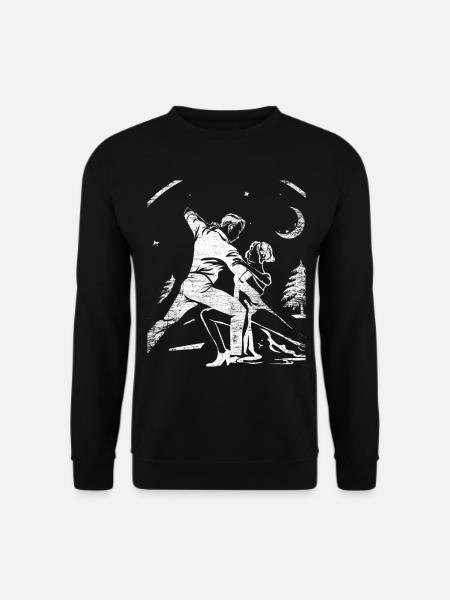 Ausdrucksstarker Tango Tanzschritt - Unisex Pullover - Schwarz