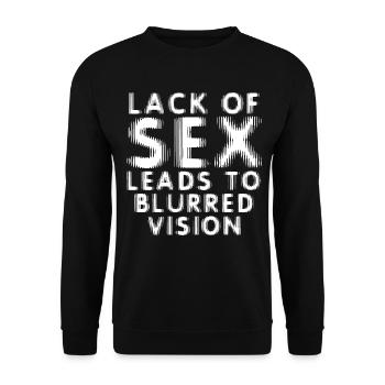 SEX Sprüche Geschichten Porno Filme - Unisex Pullover - Schwarz - Vorne - Alina (178cm) & Michal (187cm)