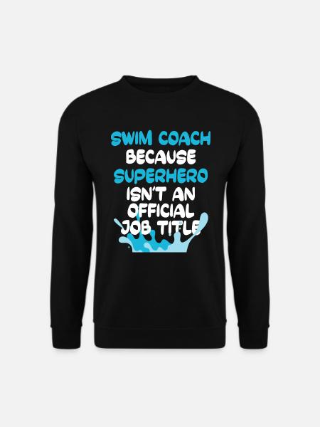 Schwimmlehrer - Unisex Pullover - Schwarz