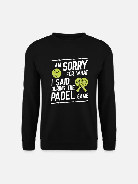 Padel Design für Padel Tennis Spieler - Unisex Pullover - Schwarz