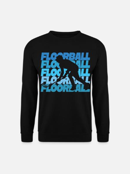 Floorball Spieler Unihockey Floorball - Unisex Pullover - Schwarz