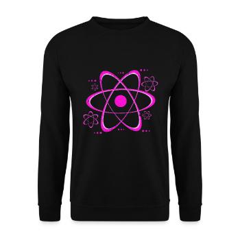 physicist - Unisex Sweatshirt - black - Front - Alina (178cm) & Michal (187cm)