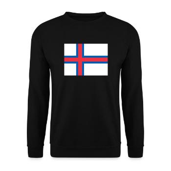 Färöer Inseln - Unisex Pullover - Schwarz - Vorne - Alina (178cm) & Michal (187cm)