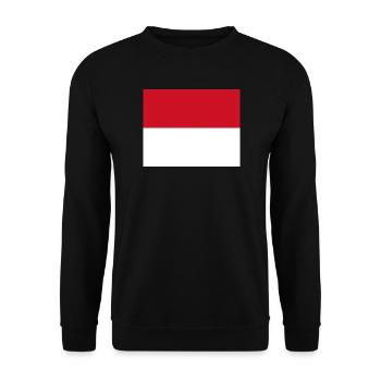 Monaco - Unisex Pullover - Schwarz - Vorne - Alina (178cm) & Michal (187cm)