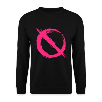 Verbot verboten - Unisex Pullover - Schwarz - Vorne - Alina (178cm) & Michal (187cm)
