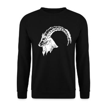 STEINBOCK - Unisex Pullover - Schwarz - Vorne - Alina (178cm) & Michal (187cm)