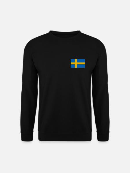 Schweden Flagge - Unisex Pullover - Schwarz