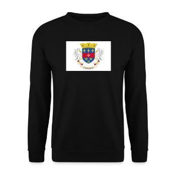 Saint Barthélemy - Unisex Pullover - Schwarz - Vorne - Alina (178cm) & Michal (187cm)