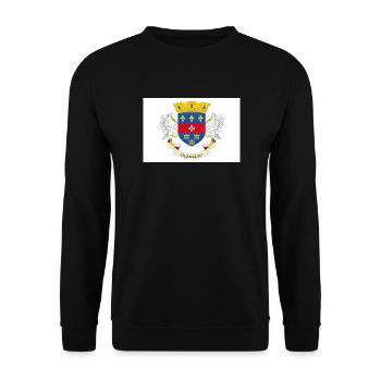 Saint Barthélemy - Unisex Pullover - Schwarz - Vorne - Alina (178cm) & Michal (187cm)