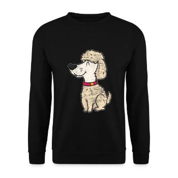 Disziplinierter Obedience Wettkampf - Unisex Pullover - Schwarz - Vorne - Alina (178cm) & Michal (187cm)