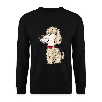 Disziplinierter Obedience Wettkampf - Unisex Pullover - Schwarz - Vorne - Alina (178cm) & Michal (187cm)