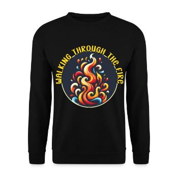 Songtexte Musikliebhaber Songwriter Musikfestival - Unisex Pullover - Schwarz - Vorne - Alina (178cm) & Michal (187cm)