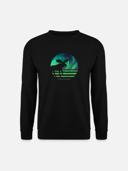 Elch - Unisex Pullover - Schwarz