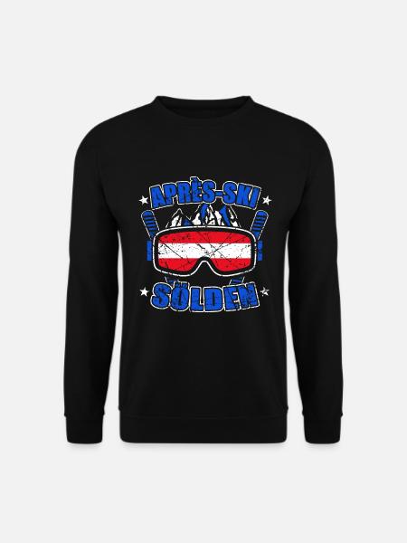 Sölden Österreich Skiurlaub - Unisex Pullover - Schwarz