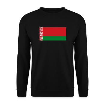 Belarus - Unisex Pullover - Schwarz - Vorne - Alina (178cm) & Michal (187cm)