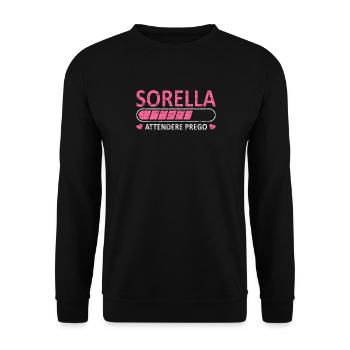 Presto Sorella - Unisex Pullover - Schwarz - Vorne - Alina (178cm) & Michal (187cm)