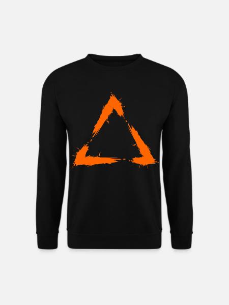 Symbol Dreieck Geometrie - Unisex Pullover - Schwarz