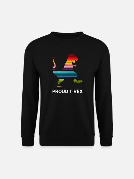 LGBT Rex - Unisex Pullover - Schwarz