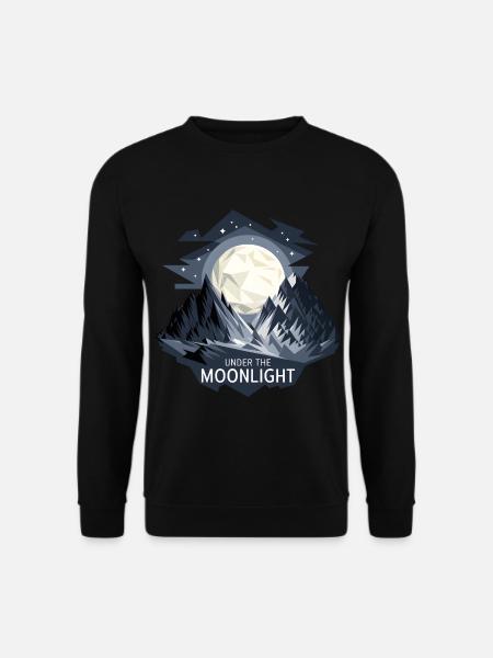 Under The Moonlight - Unisex Sweatshirt - black