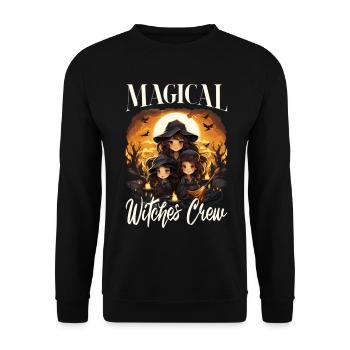 Hexen - Unisex Pullover - Schwarz - Vorne - Alina (178cm) & Michal (187cm)