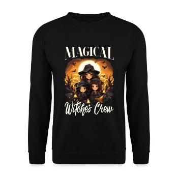 Hexen - Unisex Pullover - Schwarz - Vorne - Alina (178cm) & Michal (187cm)
