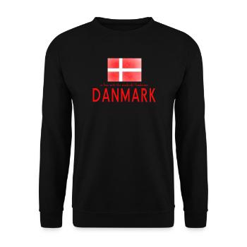 Danmark Dänemark - Unisex Pullover - Schwarz - Vorne - Alina (178cm) & Michal (187cm)