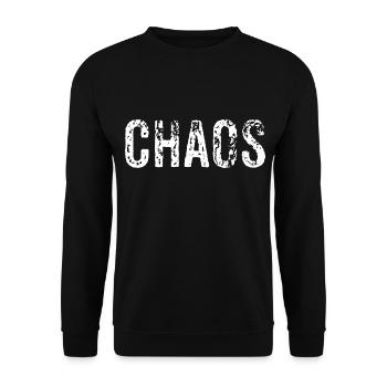 Chaos - Unisex Pullover - Schwarz - Vorne - Alina (178cm) & Michal (187cm)