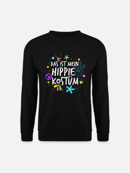 Hippie - Unisex Pullover - Schwarz