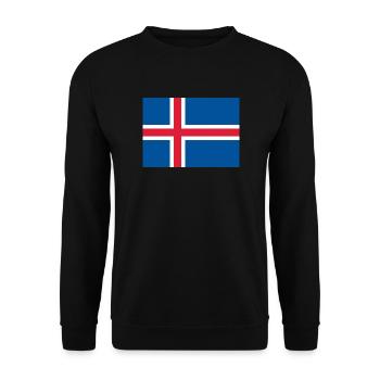 Island - Unisex Pullover - Schwarz - Vorne - Alina (178cm) & Michal (187cm)