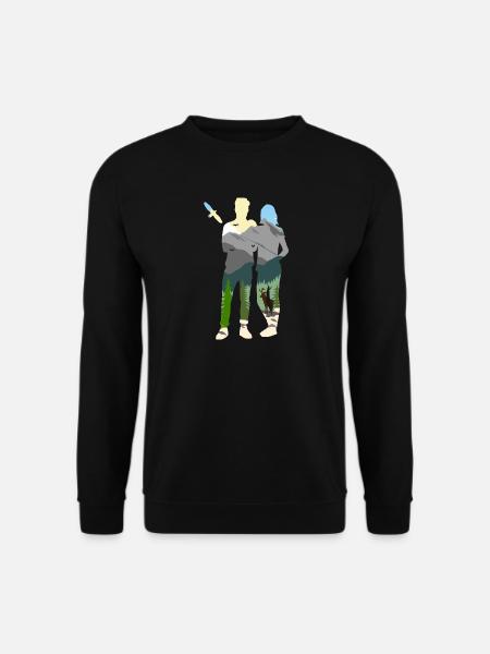 Wanderfreunde - Unisex Pullover - Schwarz