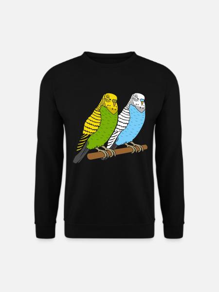 Wellensittiche - Unisex Pullover - Schwarz