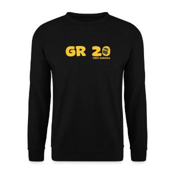GR 20 trek corse gr 20 trekking randonnée - Unisex Pullover - Schwarz - Vorne - Alina (178cm) & Michal (187cm)