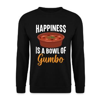 Gumbo-Liebhaber Foodie Louisiana Essen Cajun-Küche - Unisex Pullover - Schwarz - Vorne - Alina (178cm) & Michal (187cm)