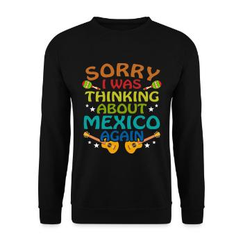 Mexiko Mexikaner - Unisex Pullover - Schwarz - Vorne - Alina (178cm) & Michal (187cm)