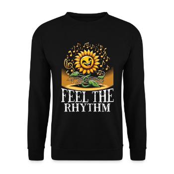 Songtexte Musikliebhaber Songwriter Musikfestival - Unisex Pullover - Schwarz - Vorne - Alina (178cm) & Michal (187cm)