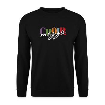 Choir - Mezzo-soprano singer - Unisex Pullover - Schwarz - Vorne - Alina (178cm) & Michal (187cm)