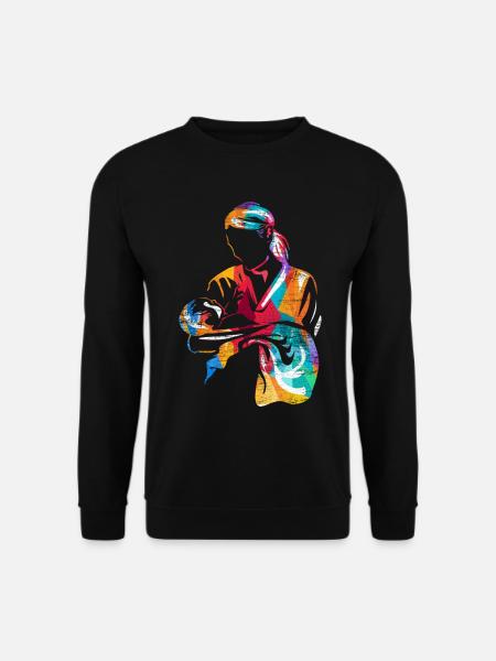 Herzliche Hebamme Geburtsklinik - Unisex Pullover - Schwarz