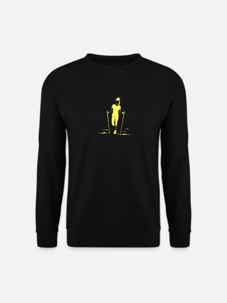 Nordic Walker Frau Walking - Unisex Pullover - Schwarz