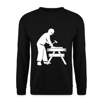 Schreiner - Unisex Pullover - Schwarz - Vorne - Alina (178cm) & Michal (187cm)