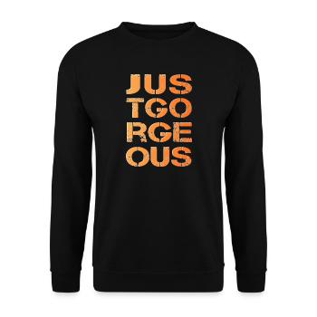 einfach die Beste der Beste just gorgeous - Unisex Pullover - Schwarz - Vorne - Alina (178cm) & Michal (187cm)