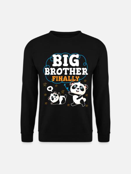 Endlich Großer Bruder Big Bro - Unisex Pullover - Schwarz