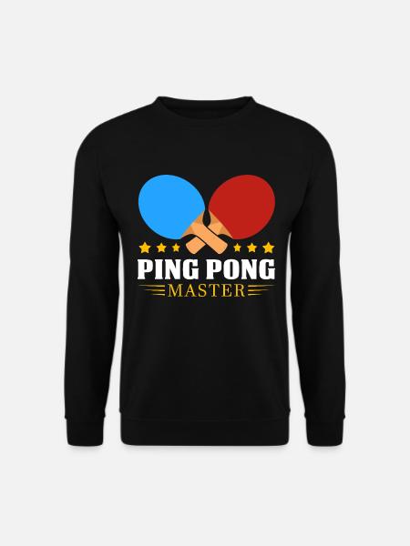 Tischtennis - Unisex Pullover - Schwarz