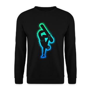 Snowboarder Snowboarden Herren Snowboard Jungen - Unisex Pullover - Schwarz - Vorne - Alina (178cm) & Michal (187cm)