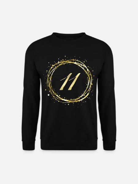 11 - Unisex Pullover - Schwarz