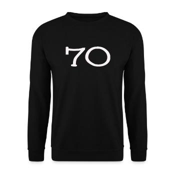 ALLES GUTE ZUM GEBURTSTAG. ALLES GUTE ZUM GEBURTSTAG. JAHRESTAG. - Unisex Pullover - Schwarz - Vorne - Alina (178cm) & Michal (187cm)