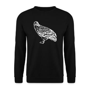 Wanderfalke, Falke, Falke, Vogel, Raubfalke, Falke - Unisex Pullover - Schwarz - Vorne - Alina (178cm) & Michal (187cm)